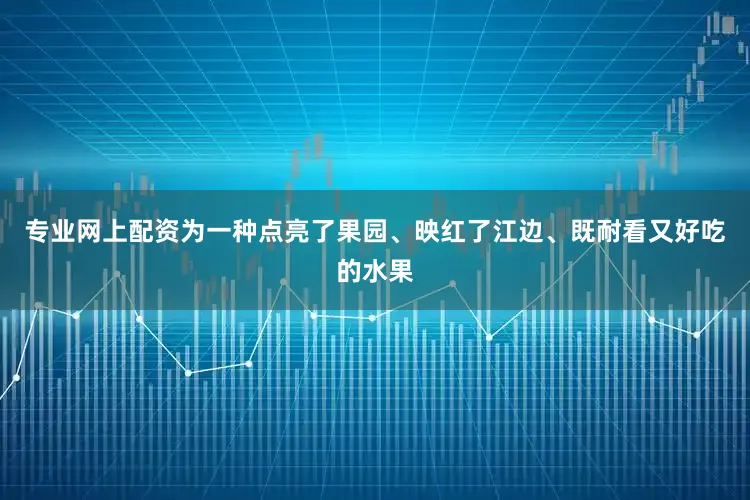专业网上配资为一种点亮了果园、映红了江边、既耐看又好吃的水果
